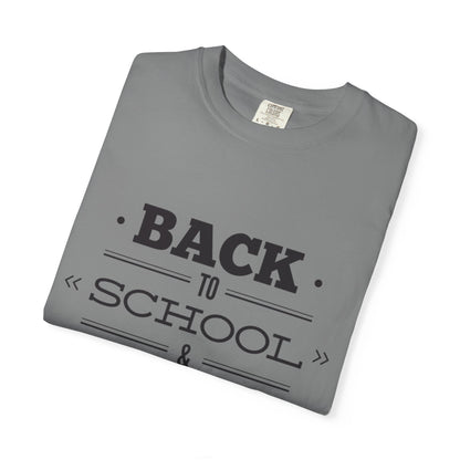 Funny Back To School Looking Cool New Beginning Educational Journey New Classroom Backpack Notebooks Unisex Heavy Cotton T-Shirt