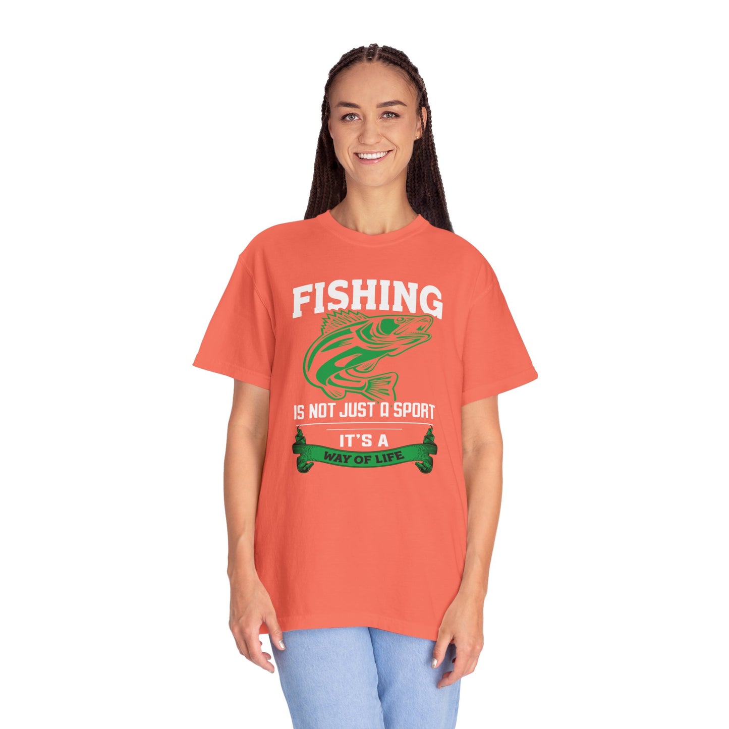 Fishing Is Not Just A Sport Reel Bait Fishing Tee Solitude Unisex Heavy Cotton T-Shirt