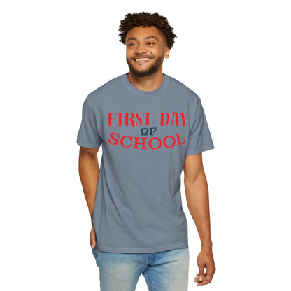 Funny First Day School Learning Legend Super Scholar Junior Geniuses Science Star Student’s Day Unisex Heavy Cotton T-Shirt