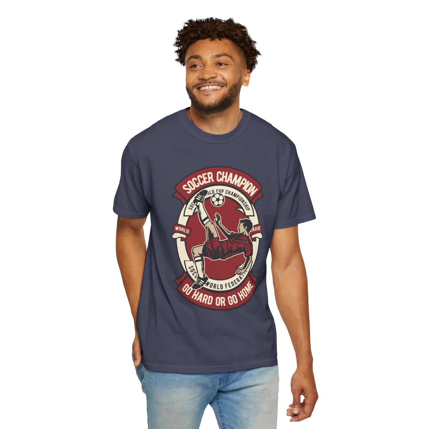 Soccer Champion Heartwarming Sweet Tee Charismatic Passion Unisex Heavy Cotton T-Shirt