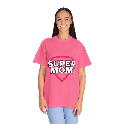 Cute Super Mom Motherhood Mama Love Master Multitasker Life Giver Wonder Woman Unisex Heavy Cotton T-Shirt