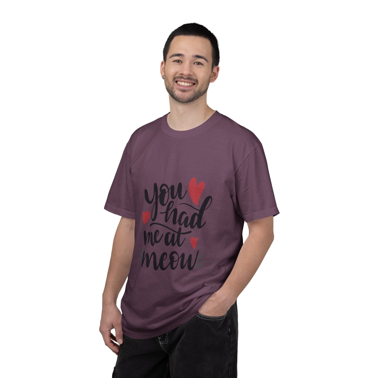 You Had Me At Meow Cats Elegance Tee Unique Furry Charms Quirks And Charisma Unisex Heavy Cotton T-Shirt