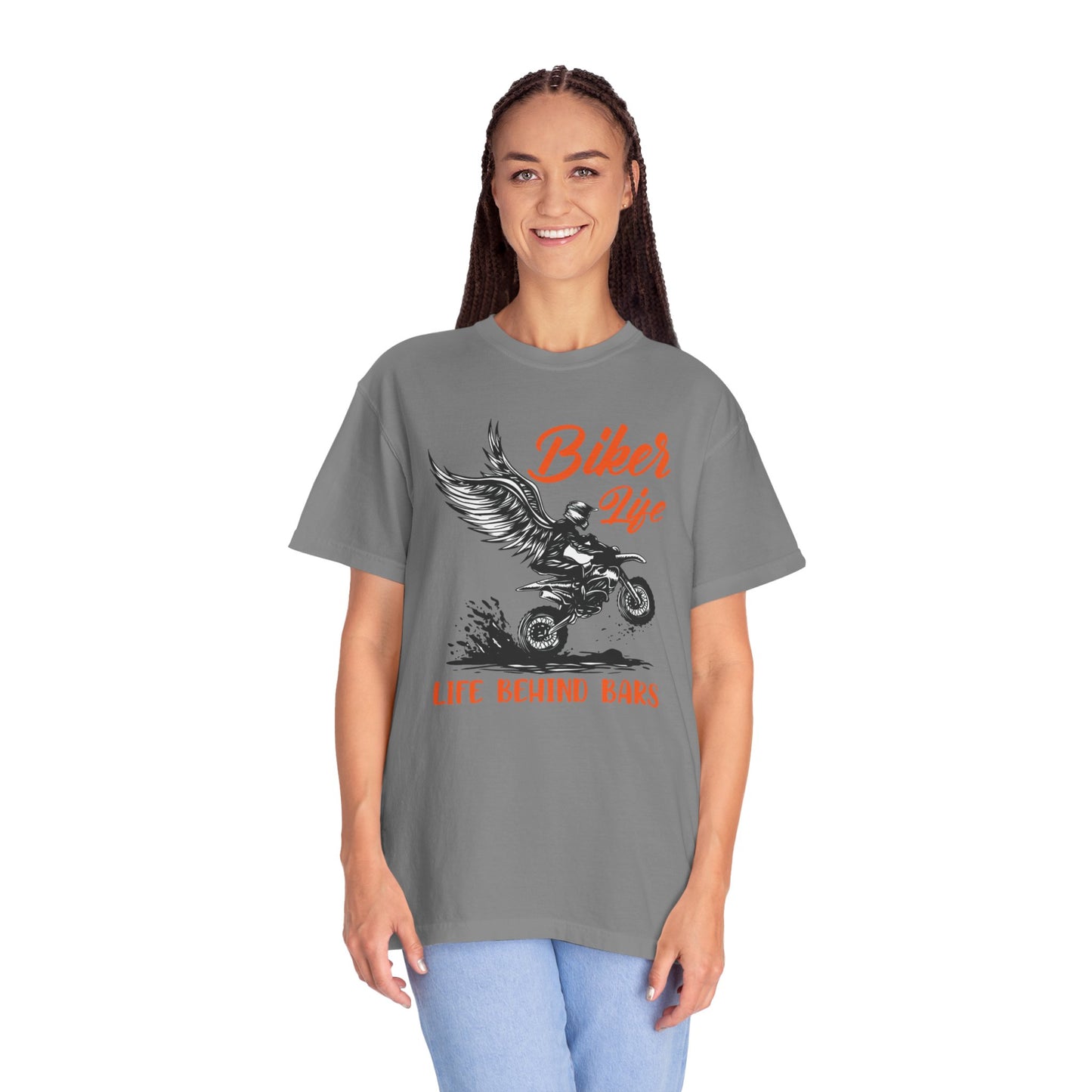 Thriller Live Behind Bars Secret Of Life Journey Over Destination Two Wheeled Adventures Unisex Heavy Cotton T-Shirt