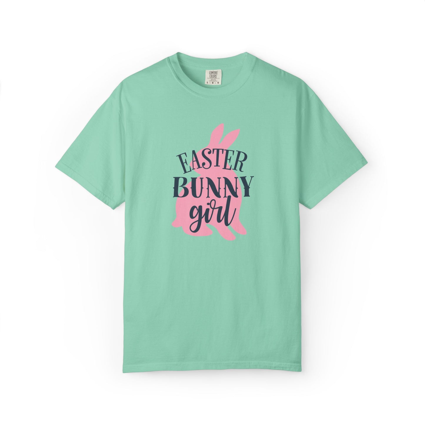 Easter Bunny Girl Holy Week Celebration Spring Festival Tee Christian Holiday Excitement Eggs Good Friday  Unisex Heavy Cotton T-Shirt