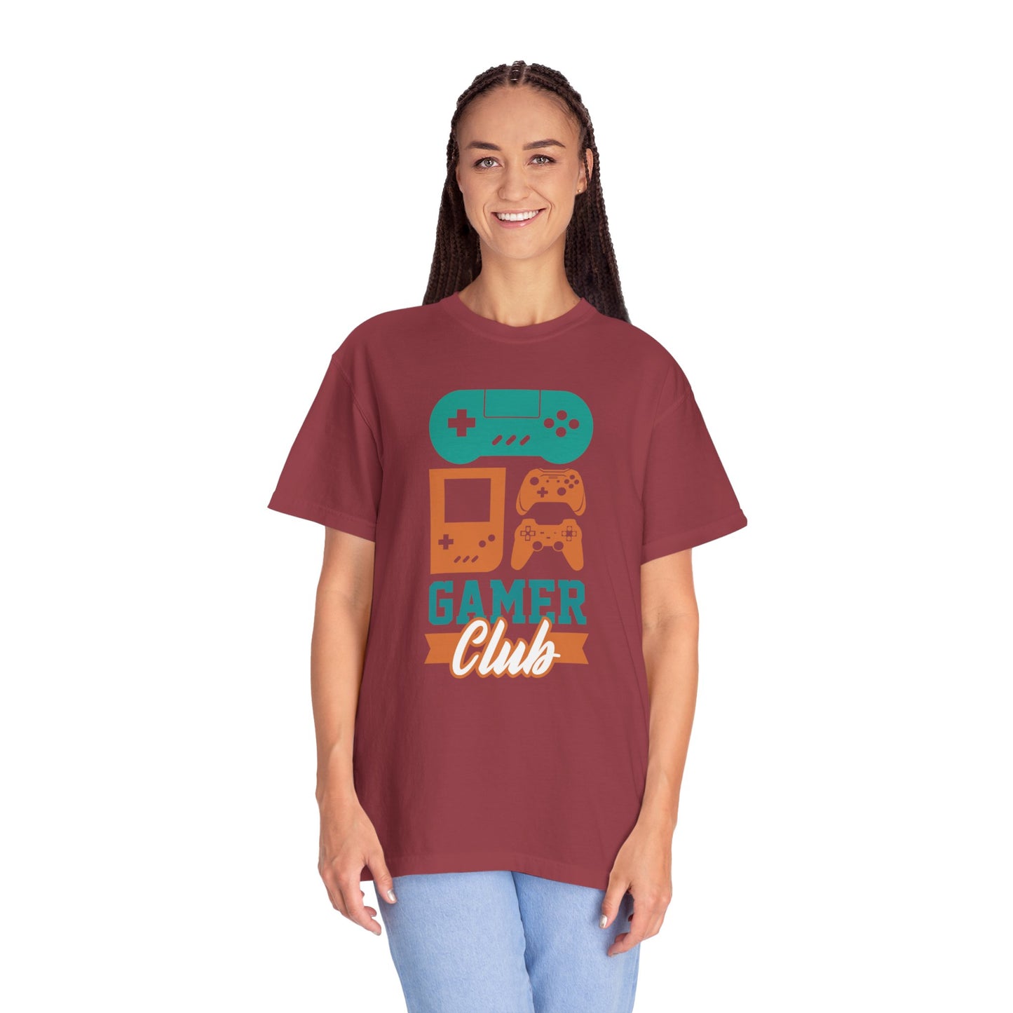 Funny Gamer Club Sarcastic Retro Gaming Gaming Consoles Gaming Community Unisex Heavy Cotton T-Shirt