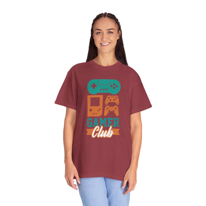 Funny Gamer Club Sarcastic Retro Gaming Gaming Consoles Gaming Community Unisex Heavy Cotton T-Shirt