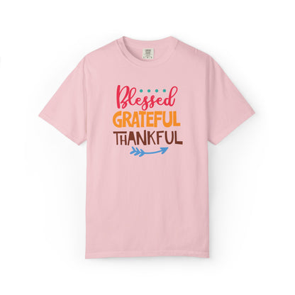 Blessed Grateful ThankfulAppreciate Everything Lovers Tee Positivity Self-Sufficiency Satisfaction Unisex Heavy Cotton T-Shirt