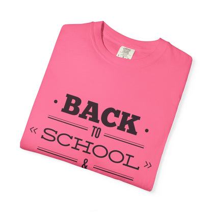 Funny Back To School Looking Cool New Beginning Educational Journey New Classroom Backpack Notebooks Unisex Heavy Cotton T-Shirt