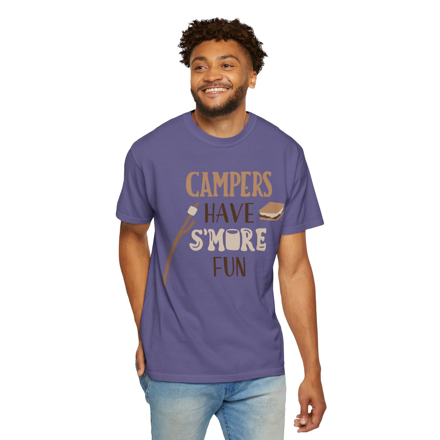 Campers Adventure Mountain Tee Belays Ropes Fun Activities Unisex Heavy Cotton T-Shirt