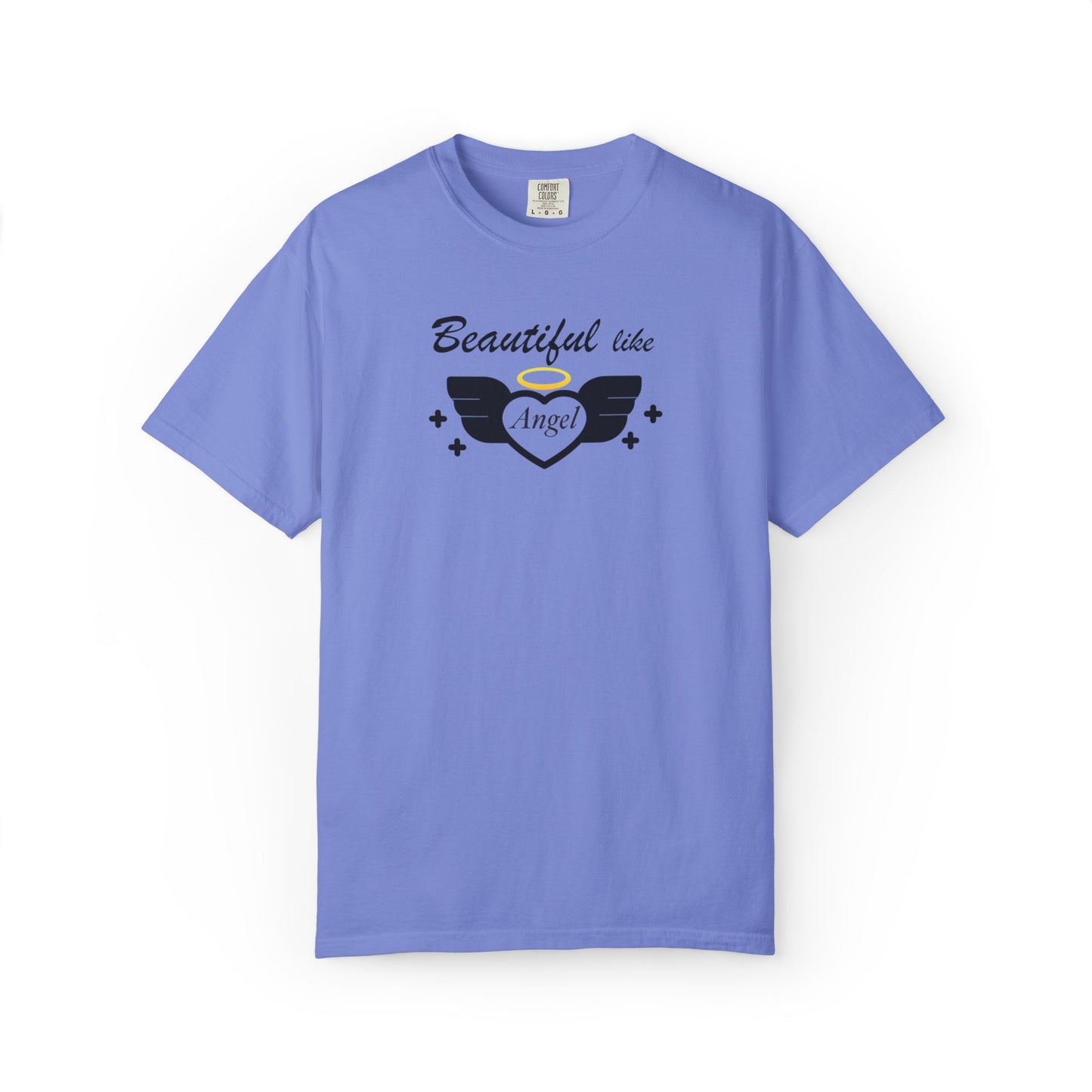 Beautiful Like Angel Politeness Tee Confidence Boost Stunning Gracefulness Unisex Heavy Cotton T-Shirt