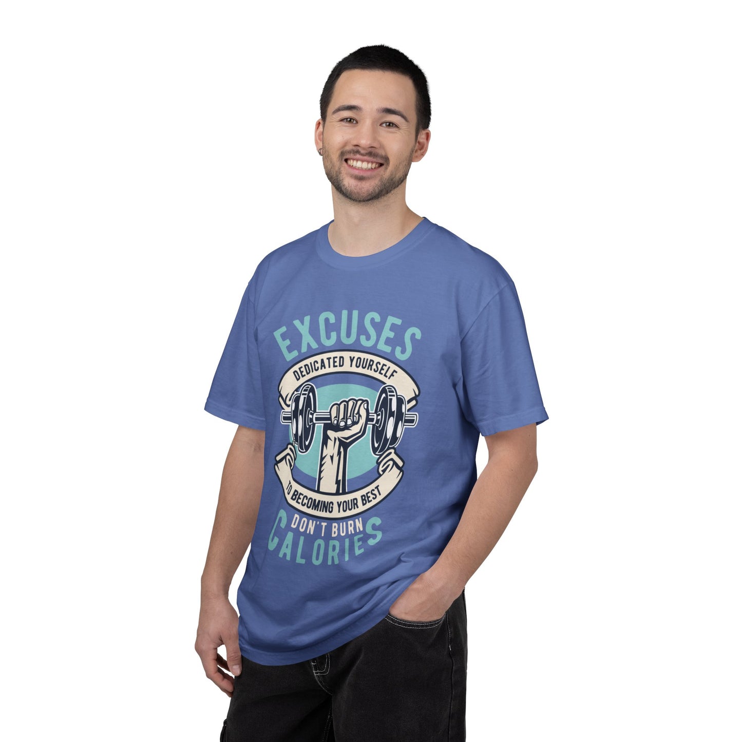 100% cotton (fiber content may vary for different colors) Medium fabric (5.3 oz/yd² (180 g/m²)) Dedicated Yourself To Becoming Your Best Don’t Burn Calories Unisex Heavy Cotton T-Shirt