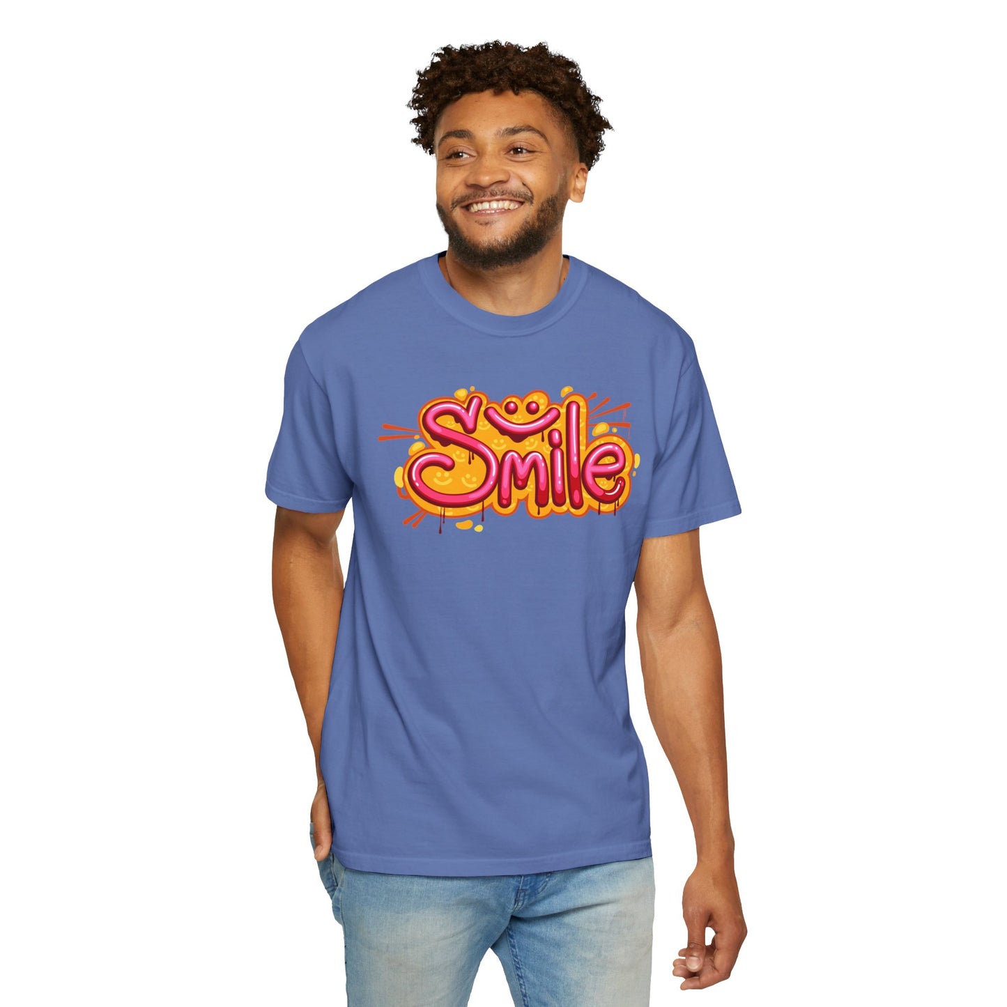 Smile Unisex Garment-Dyed T-shirt