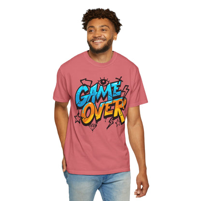 Game Over Unisex Garment-Dyed T-shirt