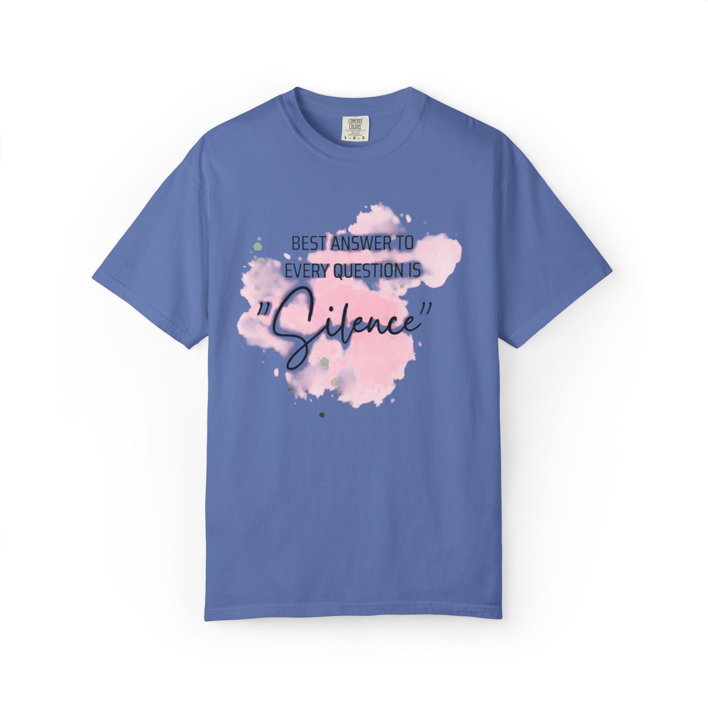 Silence - Unisex Garment-Dyed T-shirt