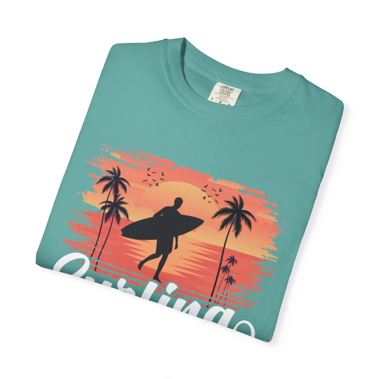 Exciting Surfing Catch The Wave Barrels & Breaks Shortboard Beach Vibes Unisex Heavy Cotton T-Shirt