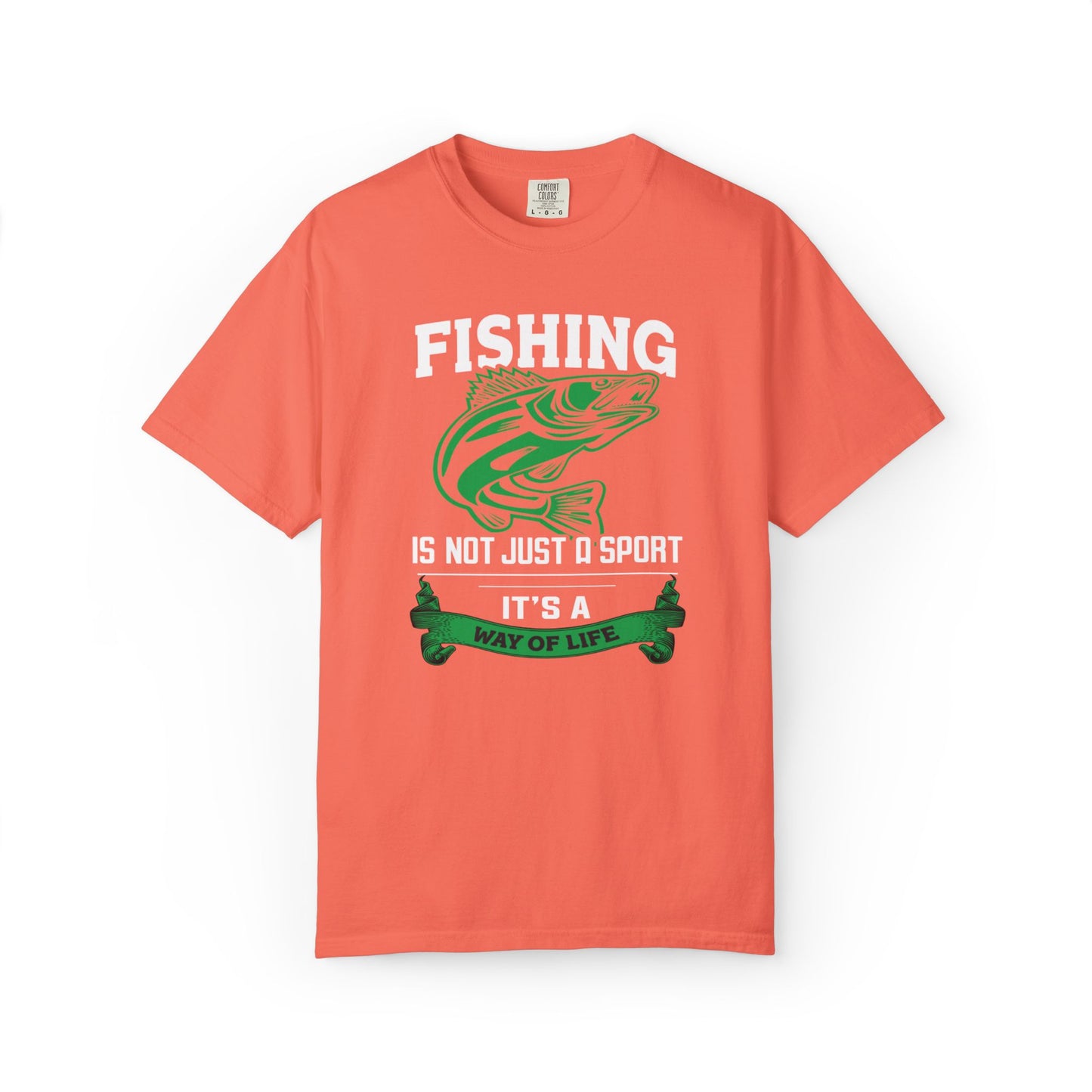 Fishing Is Not Just A Sport Reel Bait Fishing Tee Solitude Unisex Heavy Cotton T-Shirt