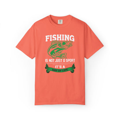 Fishing Is Not Just A Sport Reel Bait Fishing Tee Solitude Unisex Heavy Cotton T-Shirt