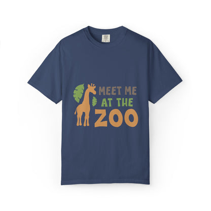 Meet Me At Zoo Wildlife Conservation Tee Animal Welfare Safari Aquarium Outreach Programs Unisex Heavy Cotton T-Shirt