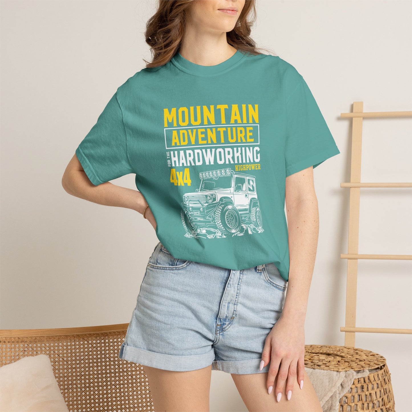 Thriller Mountain Adventure Mountain Explorer Sarcastic Alpine Discover Unisex Heavy Cotton T-Shirt