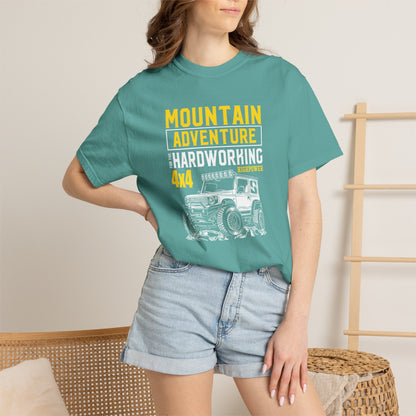 Thriller Mountain Adventure Mountain Explorer Sarcastic Alpine Discover Unisex Heavy Cotton T-Shirt