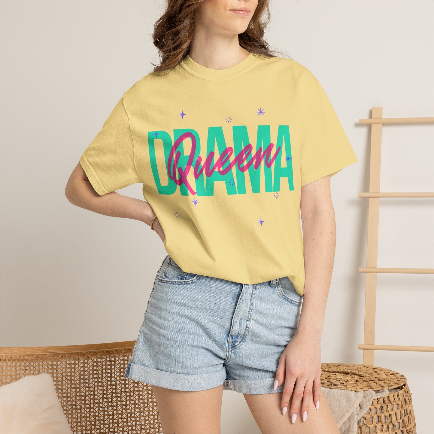 Girly T-Shirt Design Maker Featuring Sparkling Graphics Unisex Heavy Cotton T-Shirt