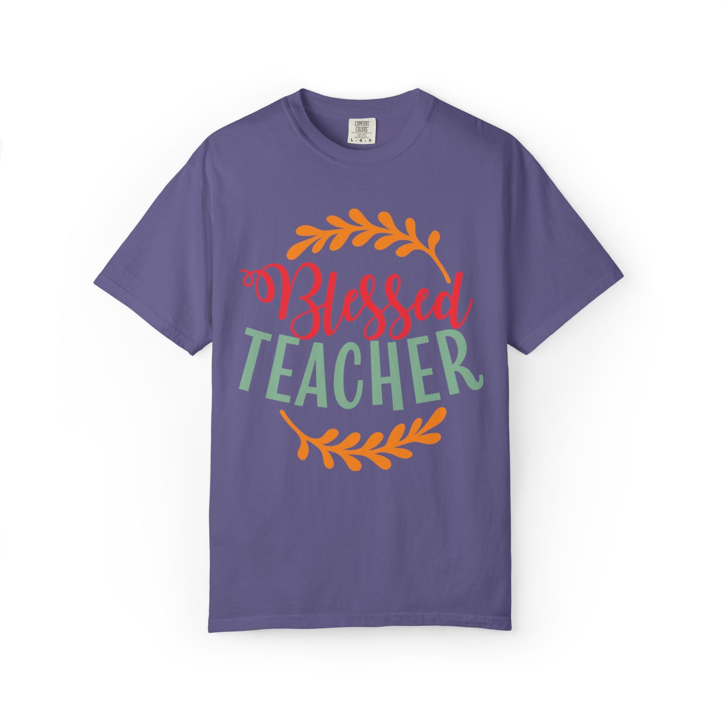 Blessed Teacher Role Model Supportive Learning Positive Reinforcement Moral Values Unisex Heavy Cotton T-Shirt
