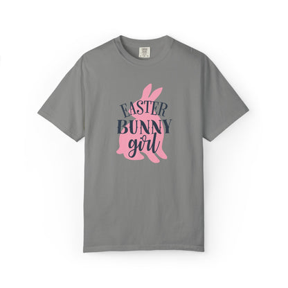 Easter Bunny Girl Holy Week Celebration Spring Festival Tee Christian Holiday Excitement Eggs Good Friday  Unisex Heavy Cotton T-Shirt