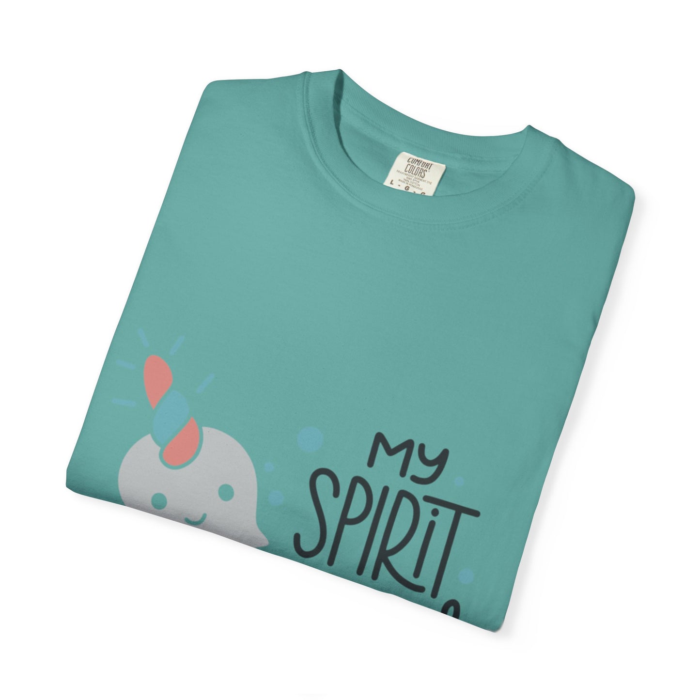 My Spirit Animal Is a Narwhal Unicorn Of The Sea Tusk Tee Inuit Culture Migration Unisex Heavy Cotton T-Shirt