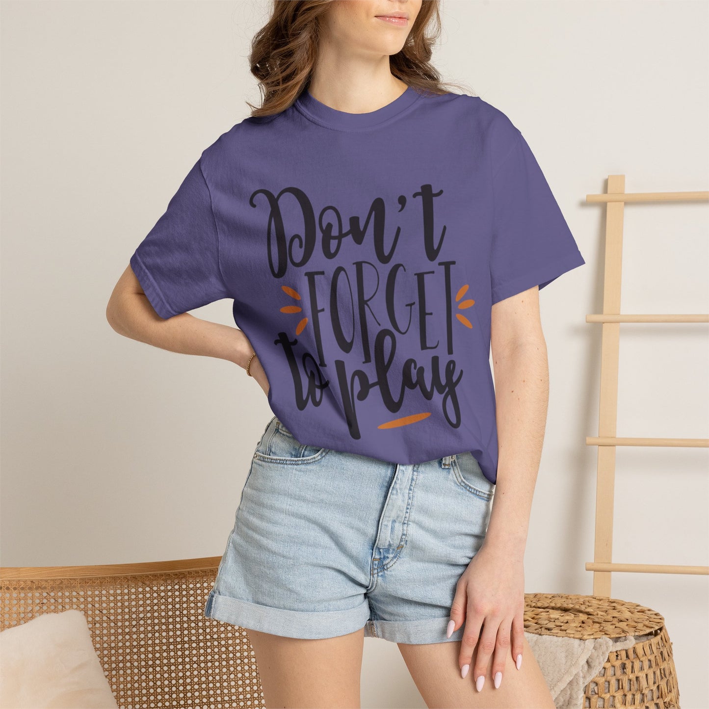 Don’t Forget To Play Warriors Tee Non-Stop Playing Gaming Obsession Unisex Heavy Cotton T-Shirt