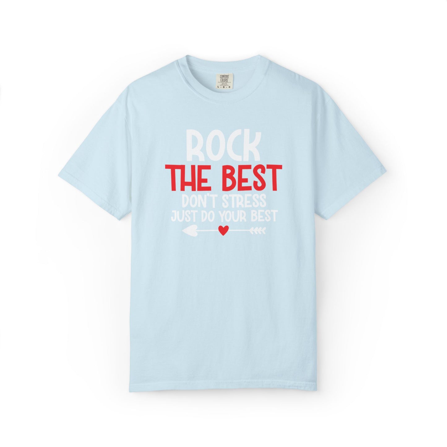 Motivational Rock The Best Stop Wishing Start Doing Action Goal Setting Modern Tee Achievement Self-Improvement Unisex Heavy Cotton T-Shirt