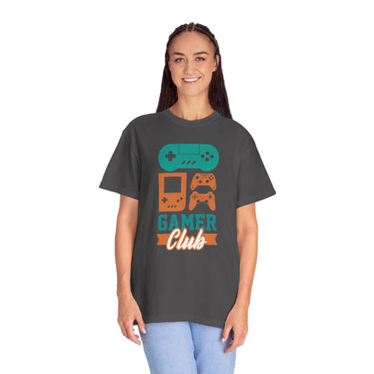 Funny Gamer Club Sarcastic Retro Gaming Gaming Consoles Gaming Community Unisex Heavy Cotton T-Shirt