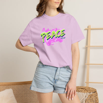 Graffiti Logo Maker Featuring Bubbly Graphics Unisex Heavy Cotton T-Shirt