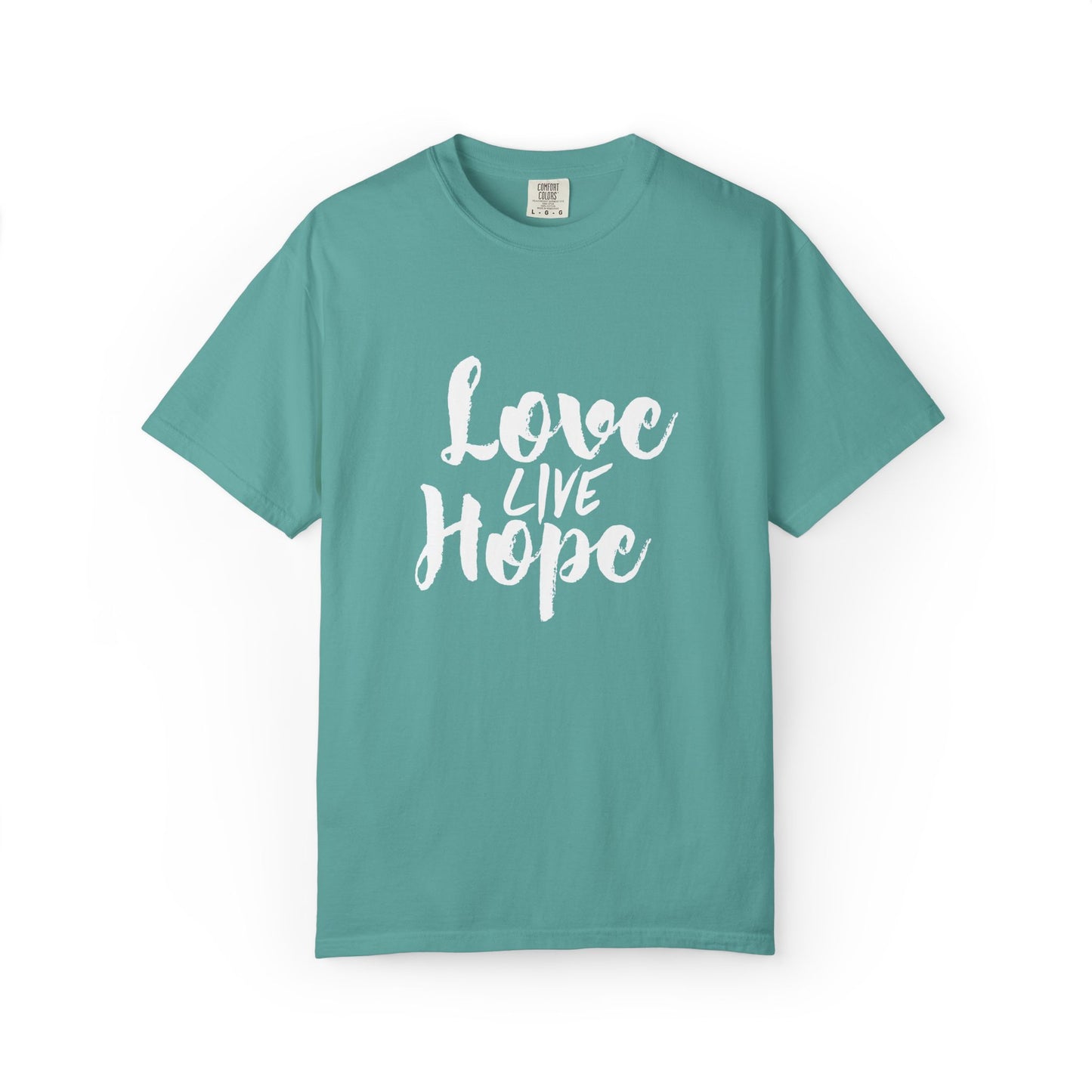 Love live hope Modern Tee Achievement Self-Improvement Unisex Heavy Cotton T-Shirt