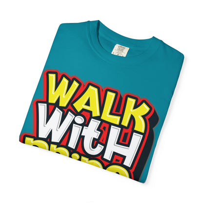 Walk With Pride Confidence Tee Aspiration Mindfulness Integrity Empowerment Unisex Heavy Cotton T-Shirt