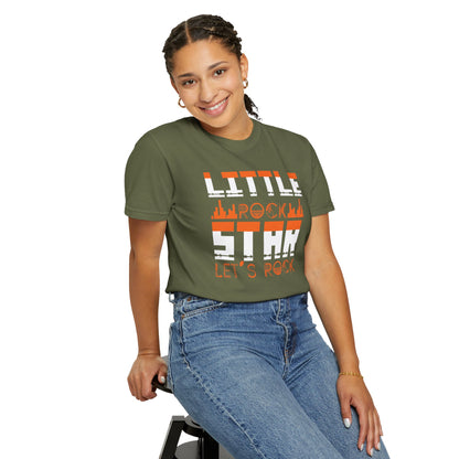 Thrilling Little Rock Star Born To Rock Rock And Roll Passion Rocker At Heart Rock Enthusiasm Unisex Heavy Cotton T-Shirt