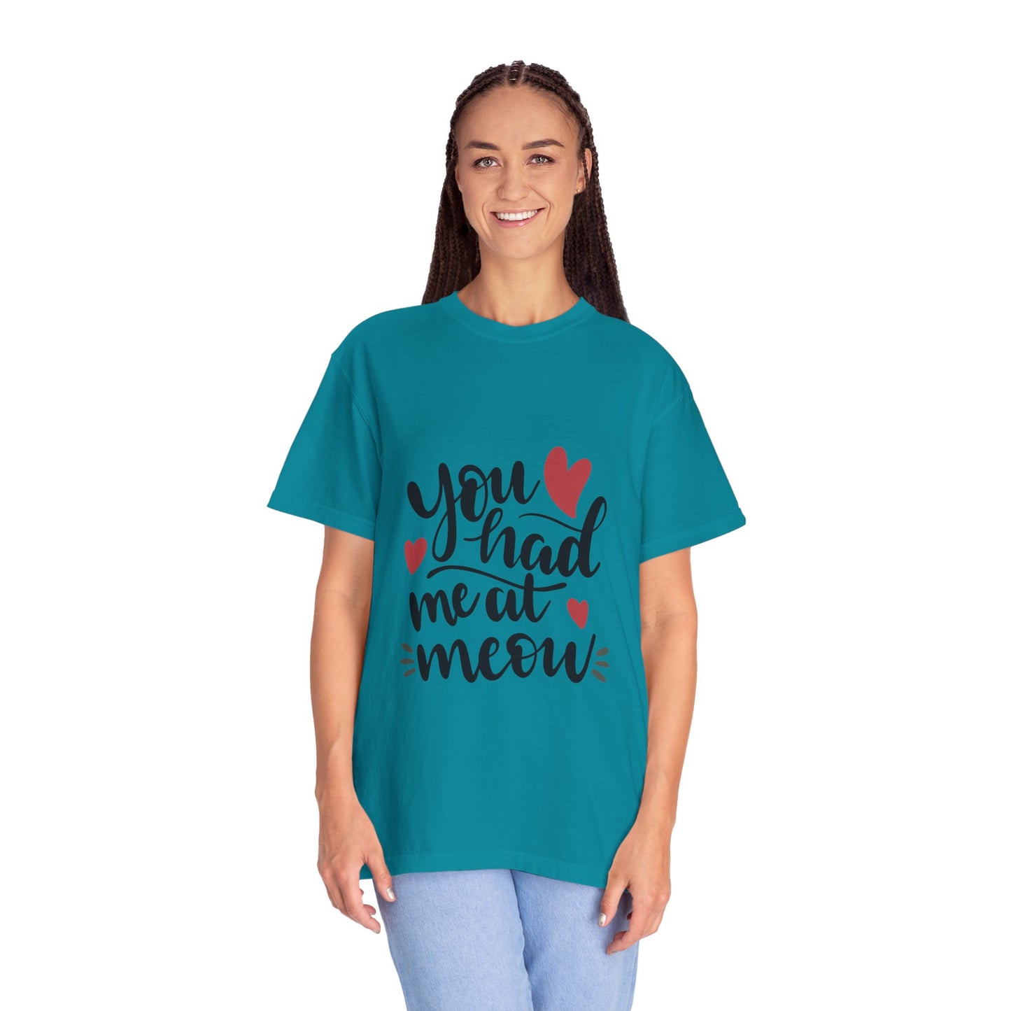 You Had Me At Meow Cats Elegance Tee Unique Furry Charms Quirks And Charisma Unisex Heavy Cotton T-Shirt