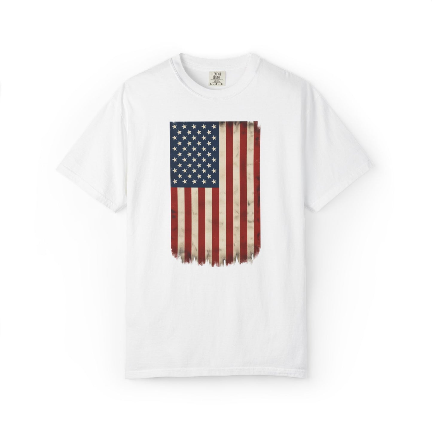 Flag USA - Unisex Garment-Dyed T-shirt