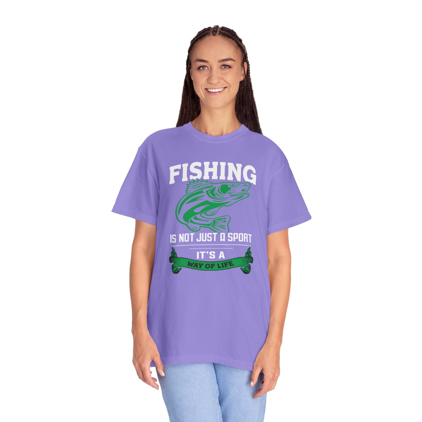 Fishing Is Not Just A Sport Reel Bait Fishing Tee Solitude Unisex Heavy Cotton T-Shirt