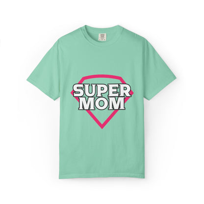Cute Super Mom Motherhood Mama Love Master Multitasker Life Giver Wonder Woman Unisex Heavy Cotton T-Shirt