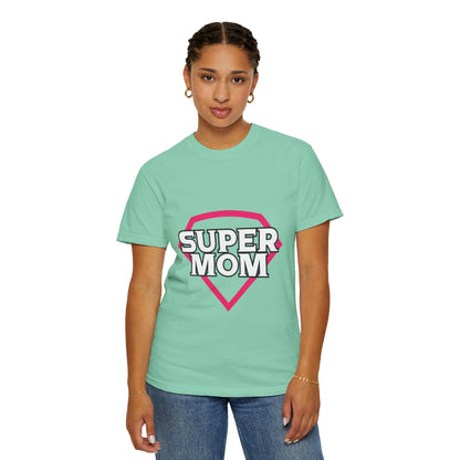 Cute Super Mom Motherhood Mama Love Master Multitasker Life Giver Wonder Woman Unisex Heavy Cotton T-Shirt