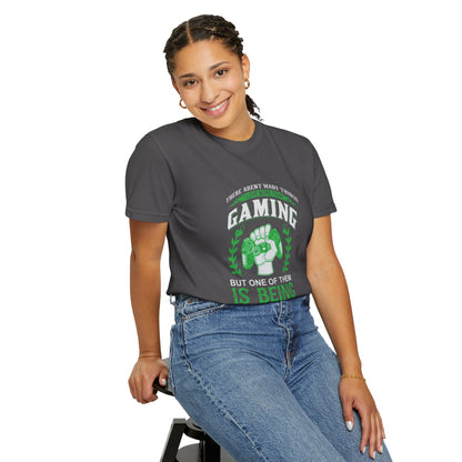 Gaming Warriors Tee Non-Stop Playing Gaming Obsession Unisex Heavy Cotton T-Shirt