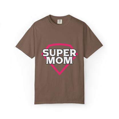 Cute Super Mom Motherhood Mama Love Master Multitasker Life Giver Wonder Woman Unisex Heavy Cotton T-Shirt