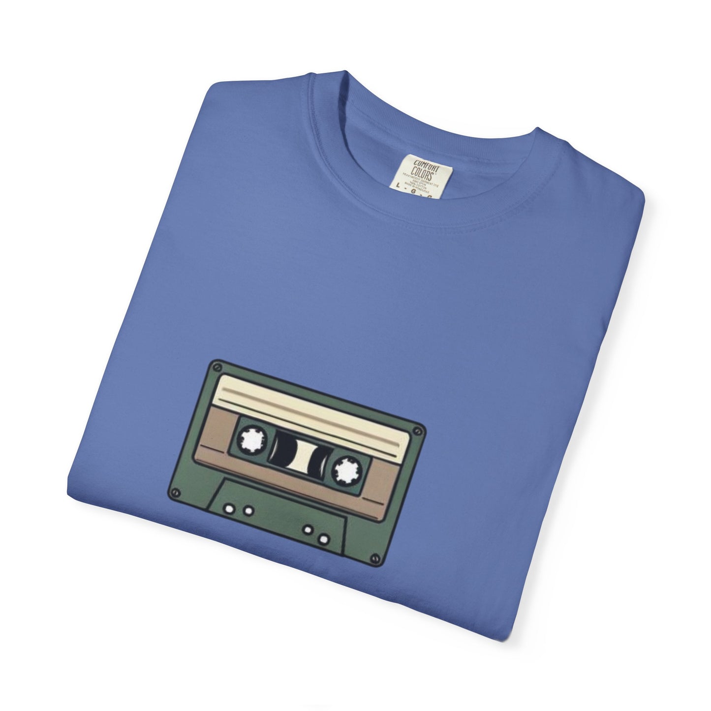 Audio Cassette - of Unisex Garment-Dyed T-shirt