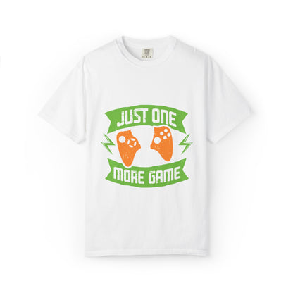 Funny Just One More Game Lost In The Game Gamer Zone Sarcastic Role-Playing Game Unisex Heavy Cotton T-Shirt
