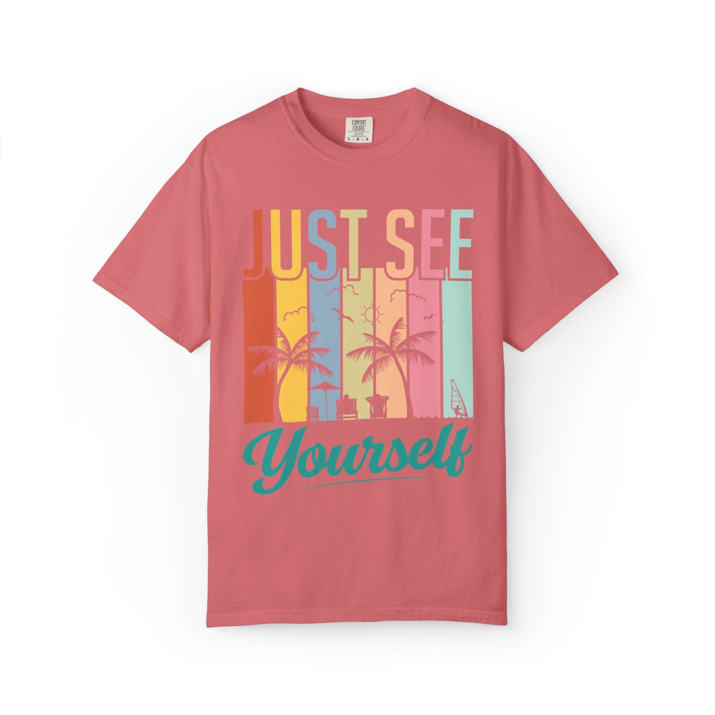 Inspirational Just See Yourself Self-Discovery Personal Vision Focus Summer Vibes Unisex Heavy Cotton T-Shirt