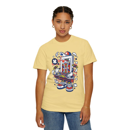 Dj King Play Card Hip Hop Vibes Trends Pop Visuals Tee Remixes Music Producer Unisex Heavy Cotton T-Shirt