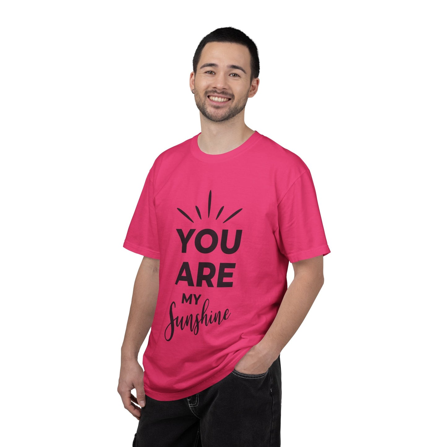You Are My Sunshine Lovers Tee Hug Rainbow Passion Unconditional Soulful Connection Unisex Heavy Cotton T-Shirt