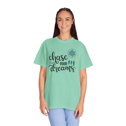 Chase Your Dreams Creativity Imagination Tee Determination Reach For The Stars Unisex Heavy Cotton T-Shirt