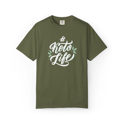 Keto Life Low-Carb Vegetables Tee Moderate Protein Fat Adaptation Intermittent Fasting Unisex Heavy Cotton T-Shirt