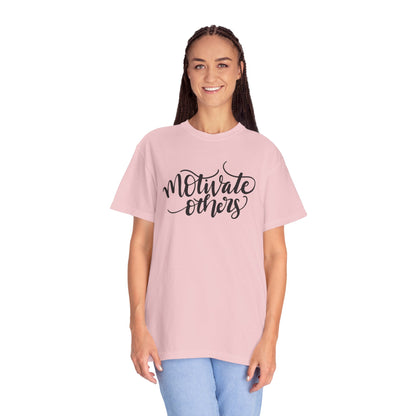 Motivate Others Leadership Inspiration Tee Positive Feedback Passion Self-Belief Professional Attitude Unisex Heavy Cotton T-Shirt